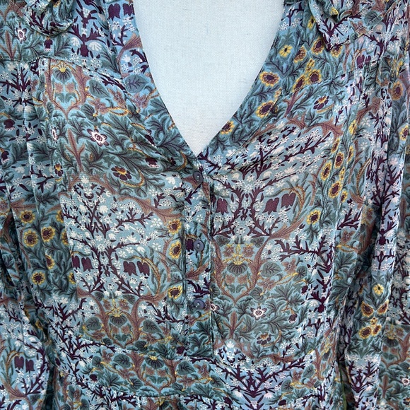 New Ba&sh Phoenix Maxi Dress in Amanda RUM Amsterdam Size Large - Picture 6 of 15